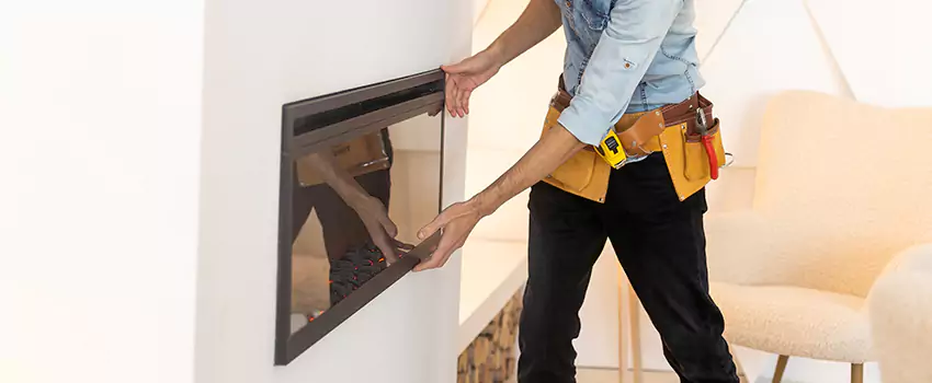 Metal Fireplace Installation in Flagstaff, Arizona