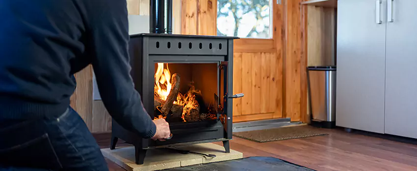 Open Hearth Wood Fireplace Installation in Flagstaff, AZ