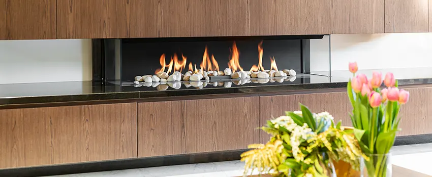Double-height Fireplace Design Refurbishment in Flagstaff, Arizona